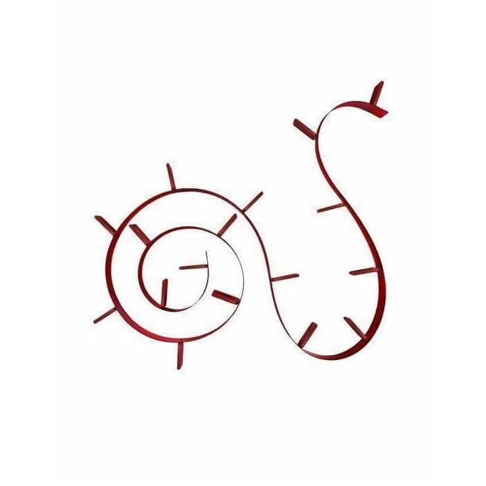 Bookworm Adjustable Wall-Mounted Bookshelf With 7 Bookends - Curated - Accessory - Kartell