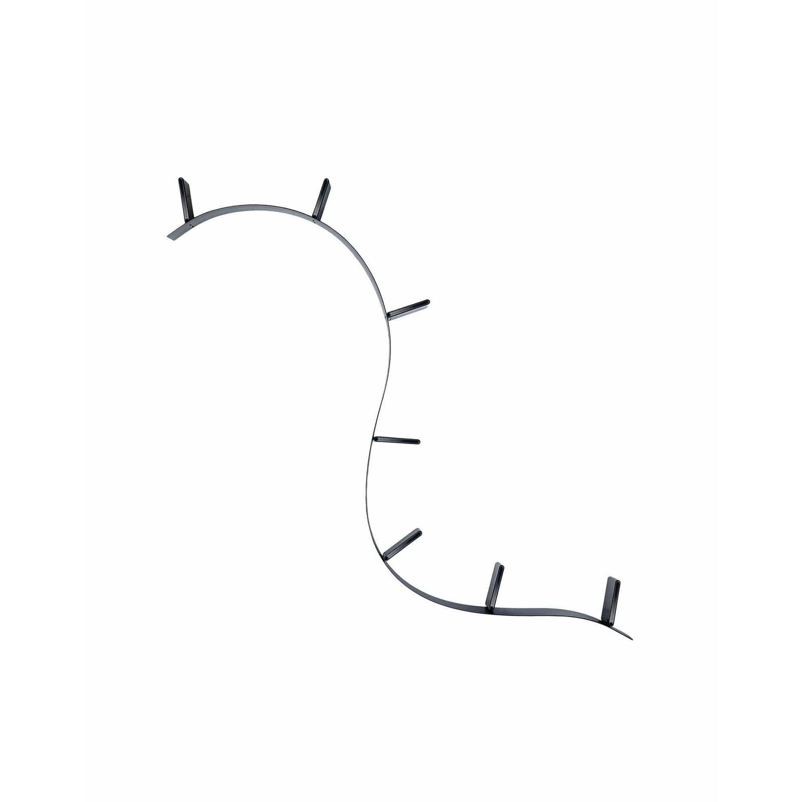 Bookworm Adjustable Wall-Mounted Bookshelf With 7 Bookends - Curated - Accessory - Kartell