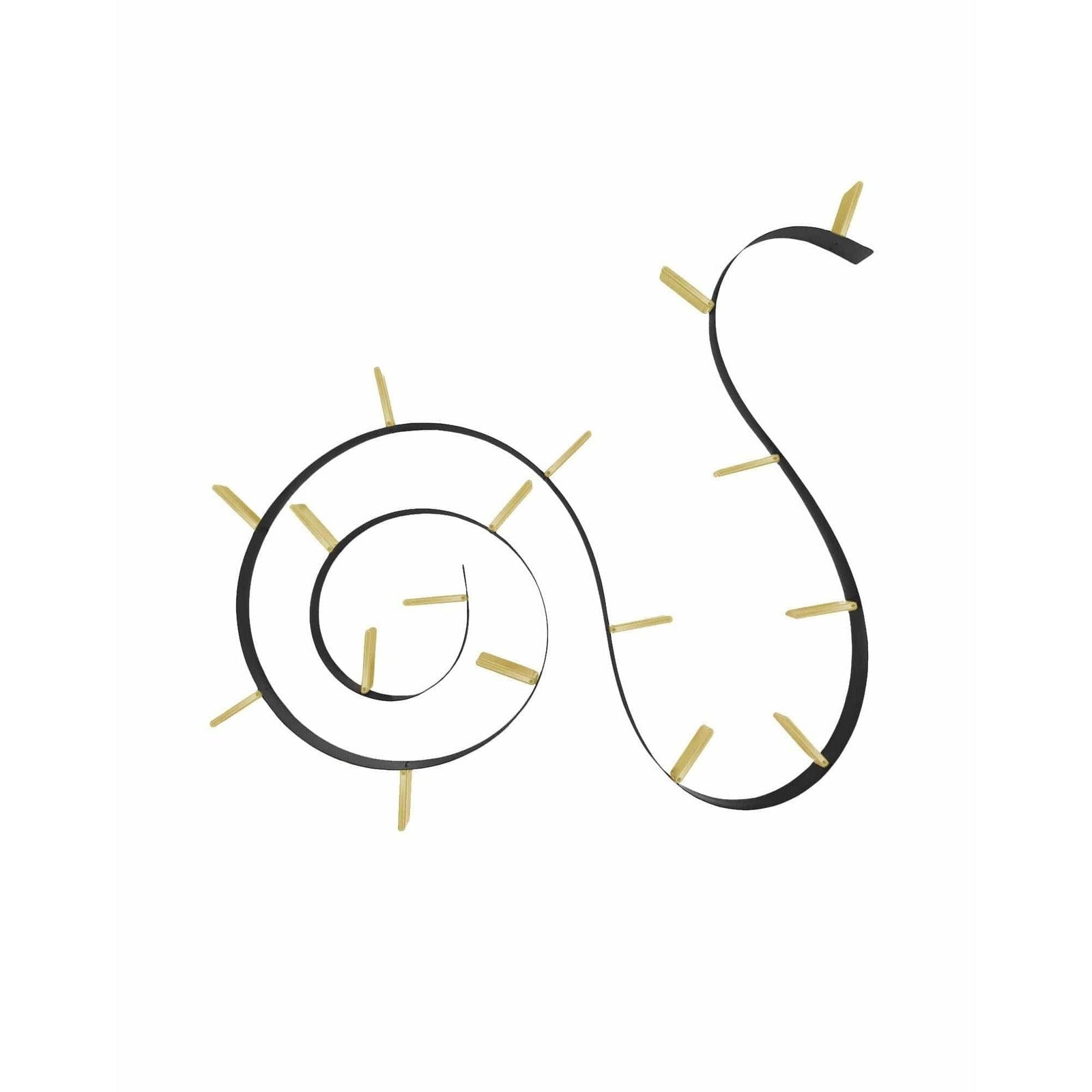 Bookworm Adjustable Wall-Mounted Bookshelf With 7 Bookends - Curated - Accessory - Kartell