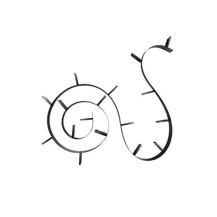 Bookworm Adjustable Wall-Mounted Bookshelf With 7 Bookends - Curated - Accessory - Kartell