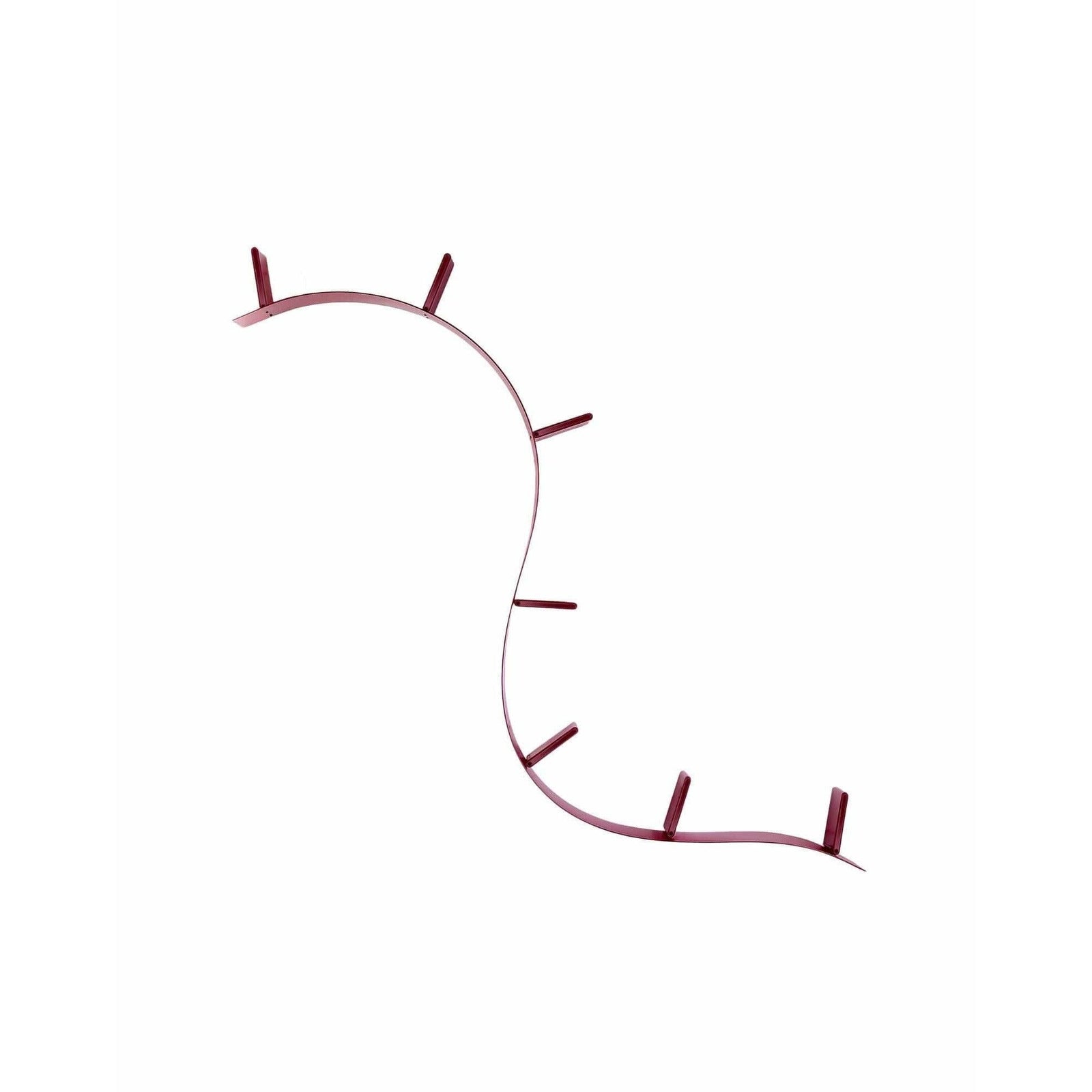 Bookworm Adjustable Wall-Mounted Bookshelf With 7 Bookends - Curated - Accessory - Kartell