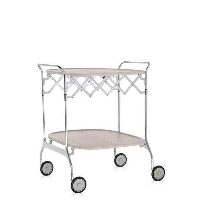 Gastone Folding Trolley Table - Curated - Furniture - Kartell