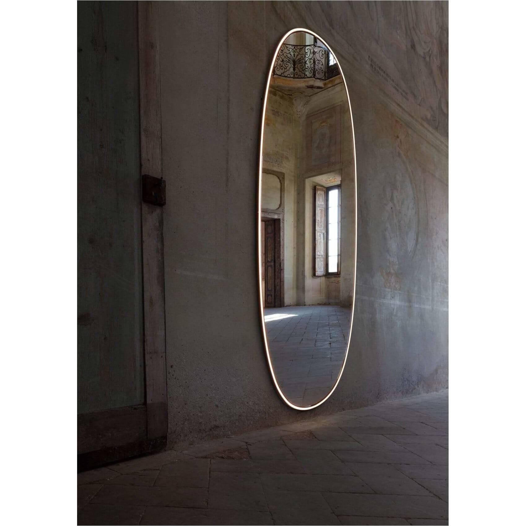 La Plus Belle - Wall-Mounted Mirror with Integrated LED lights - Curated - Accessory - Flos