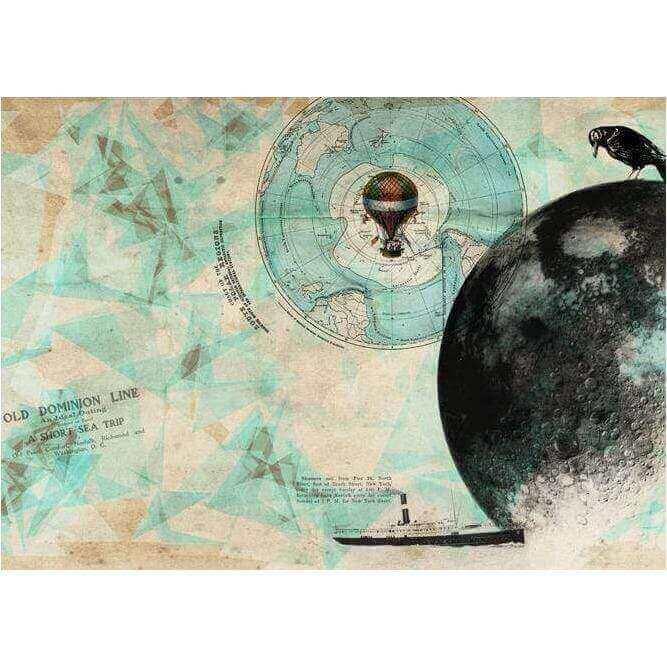 Man on the Moon - Curated - Wallpaper - Wall & Decò