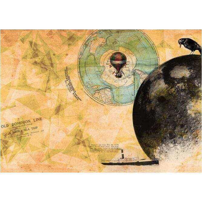 Man on the Moon - Curated - Wallpaper - Wall & Decò