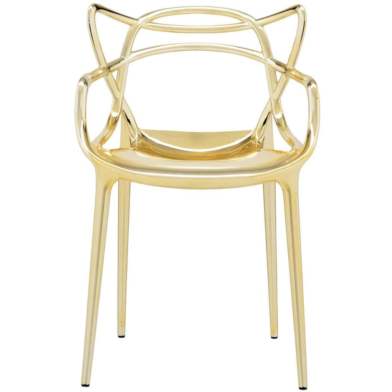 Masters Metallic Armchair (Set of 2) - Curated - Furniture - Kartell