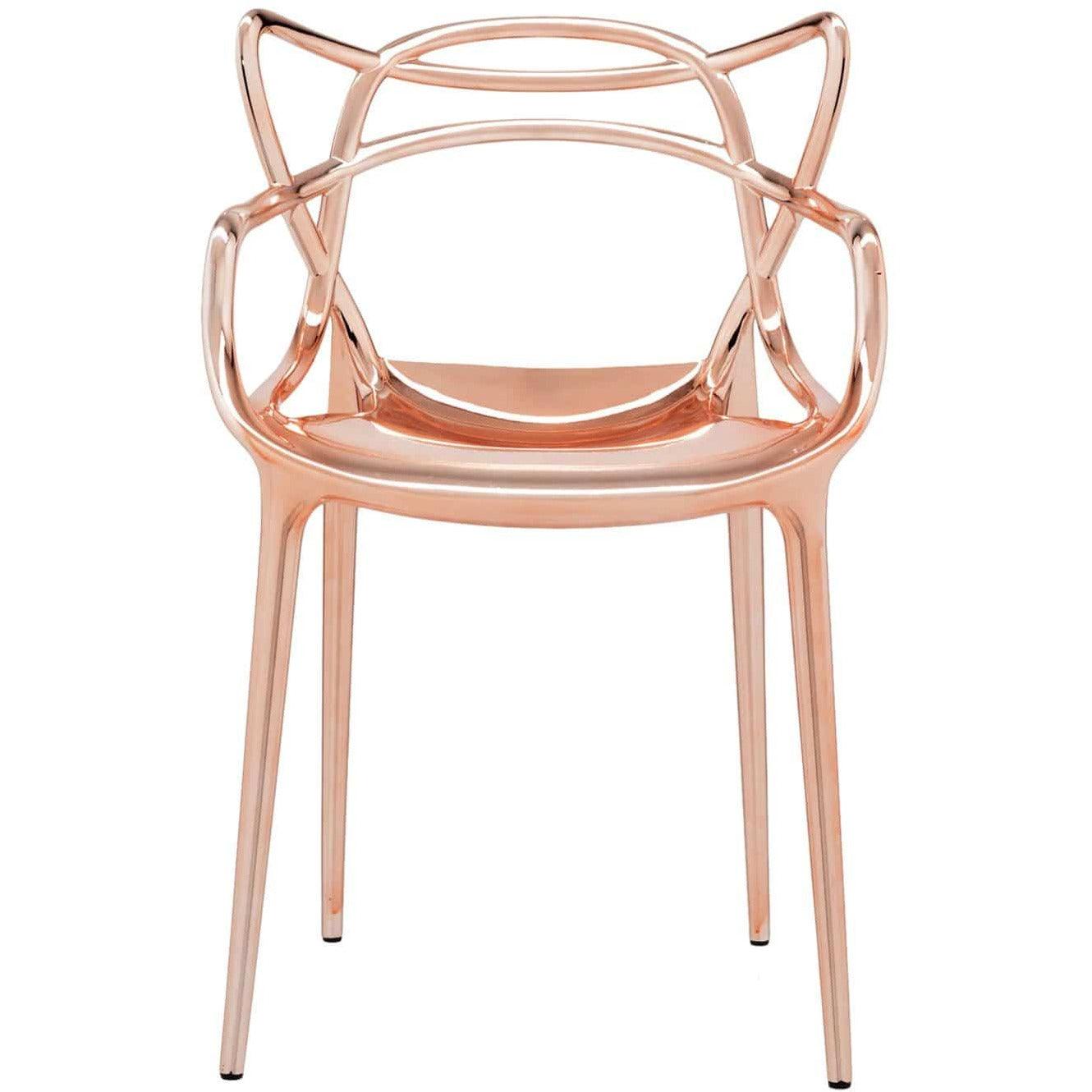 Masters Metallic Armchair (Set of 2) - Curated - Furniture - Kartell
