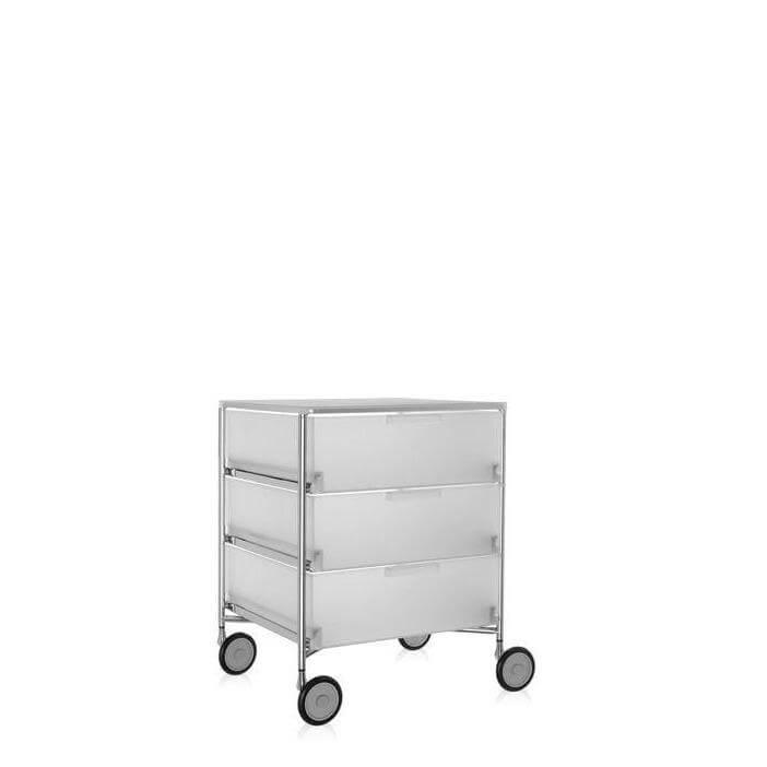 Mobil 3-Drawer Storage With Wheels - Curated - Furniture - Kartell
