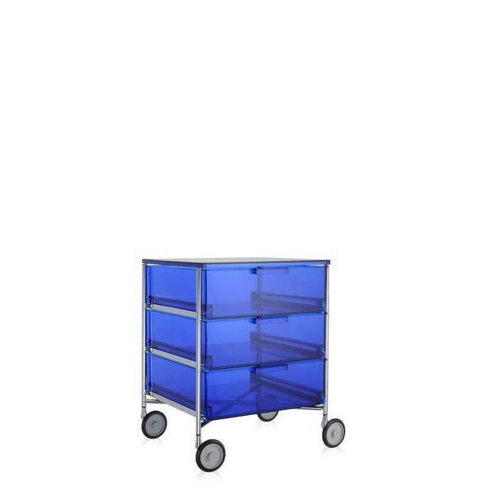 Mobil 3-Drawer Storage With Wheels - Curated - Furniture - Kartell