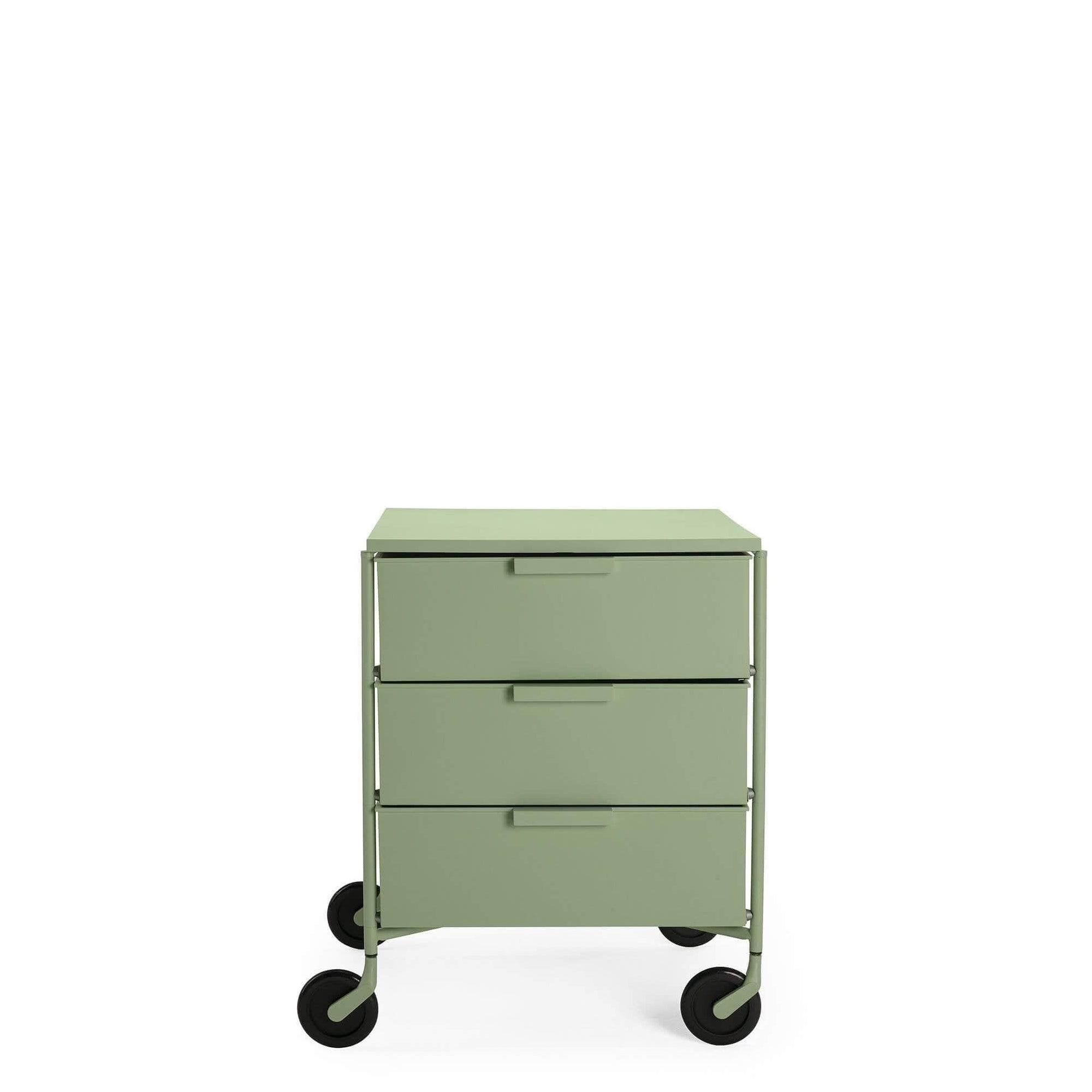Mobil Mat 3-Drawer Storage With Wheels - Curated - Furniture - Kartell