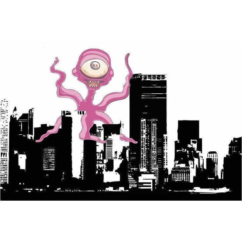 New York Under Attack2 - Curated - Wallpaper - Wall & Decò