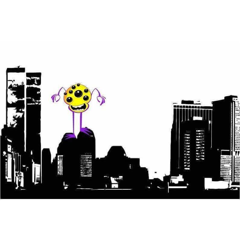 New York Under Attack2 - Curated - Wallpaper - Wall & Decò