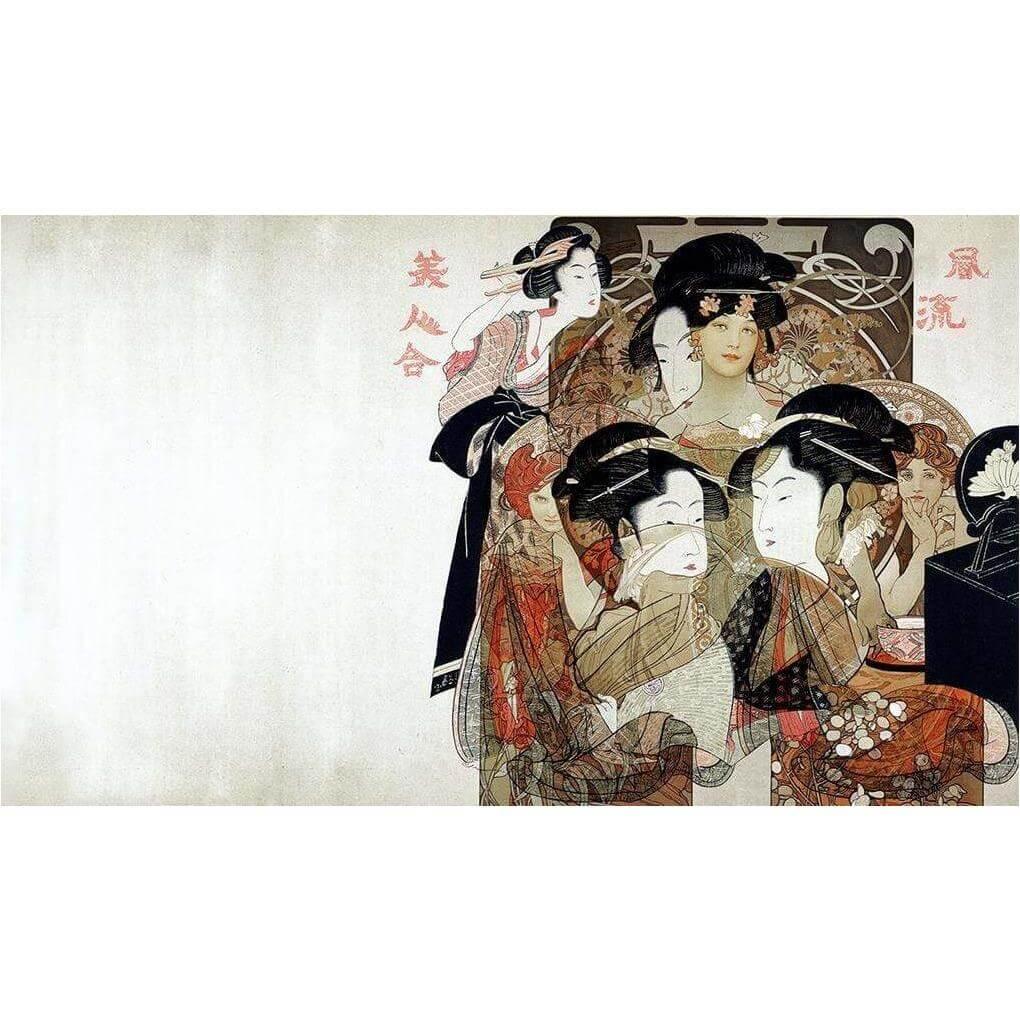 Nouveau Geisha - Curated - Wallpaper - Wall & Decò