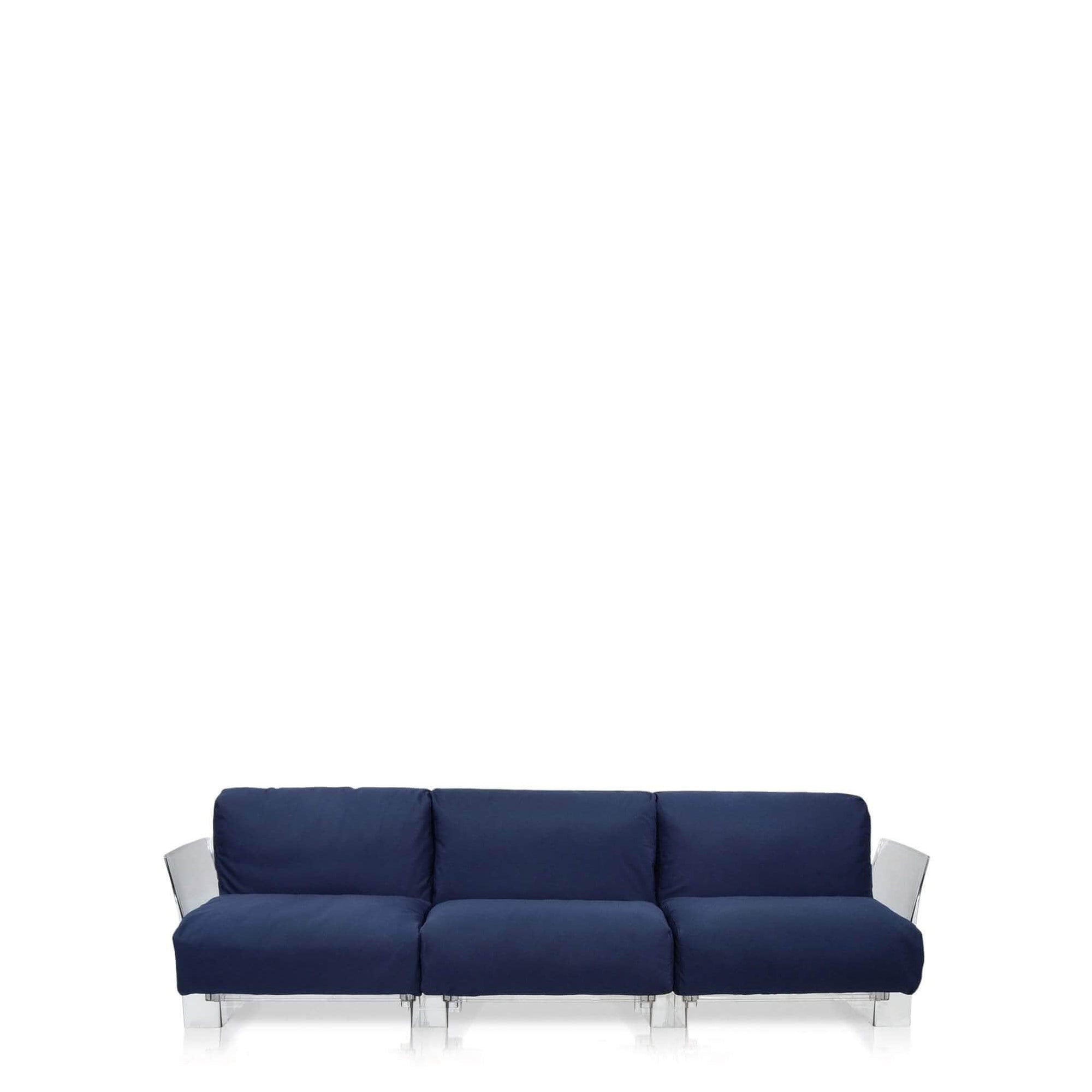 Pop Outdoor 3-Seater Sofa with Cushions - Curated - Furniture - Kartell