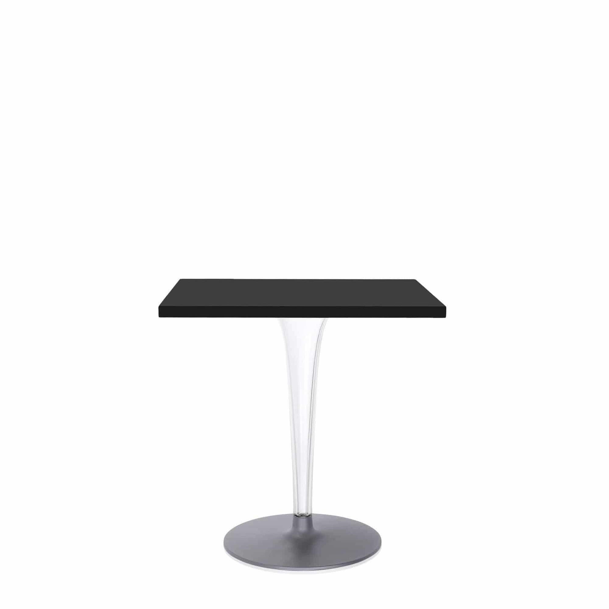 Toptop 23" Round Café Table with Rounded Pleated Leg and Rounded Base - Curated - Furniture - Kartell