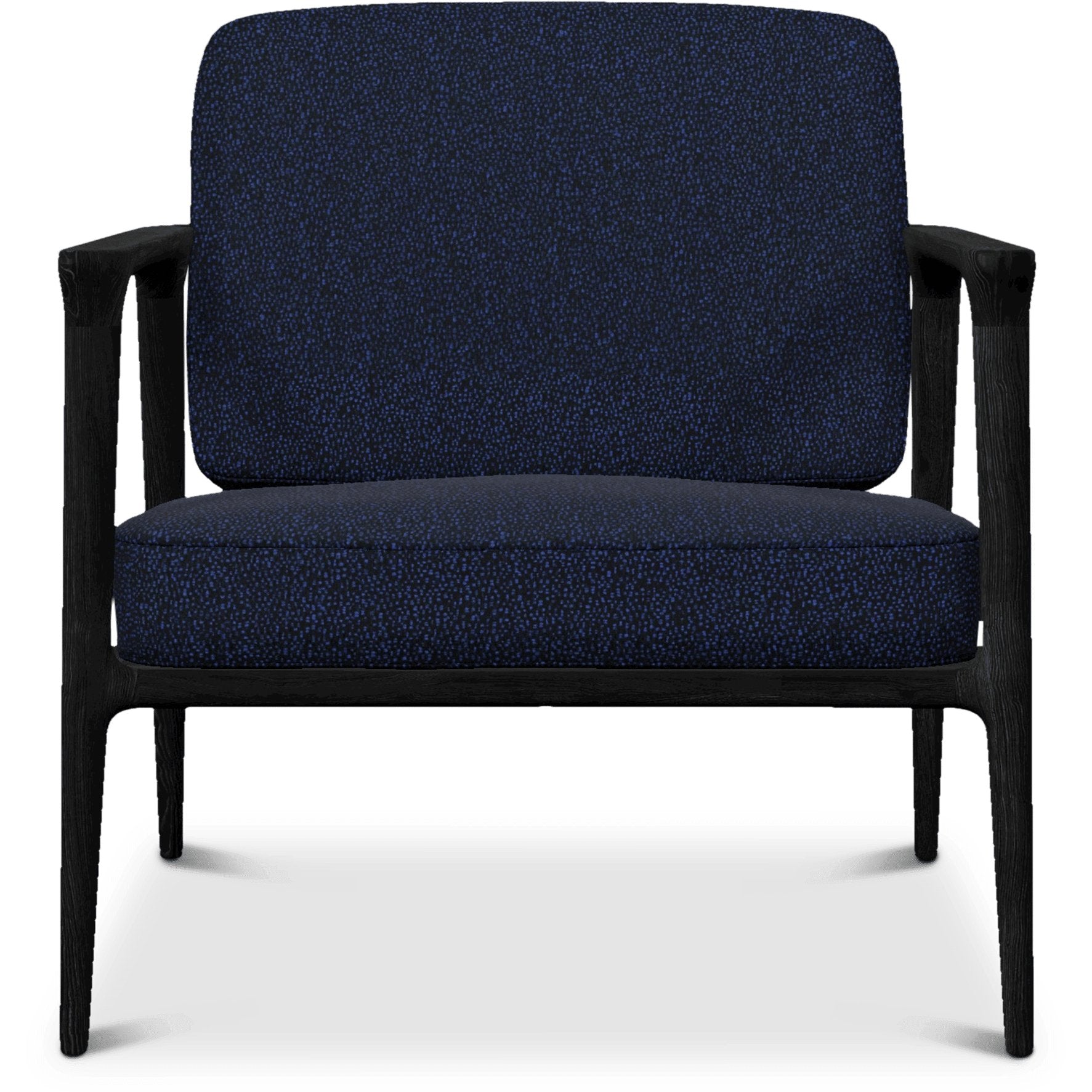 Zio Lounge Chair - Curated Furniture $2000+, armchair, blue, brown, chair, lounge chair, Moooi, Print
