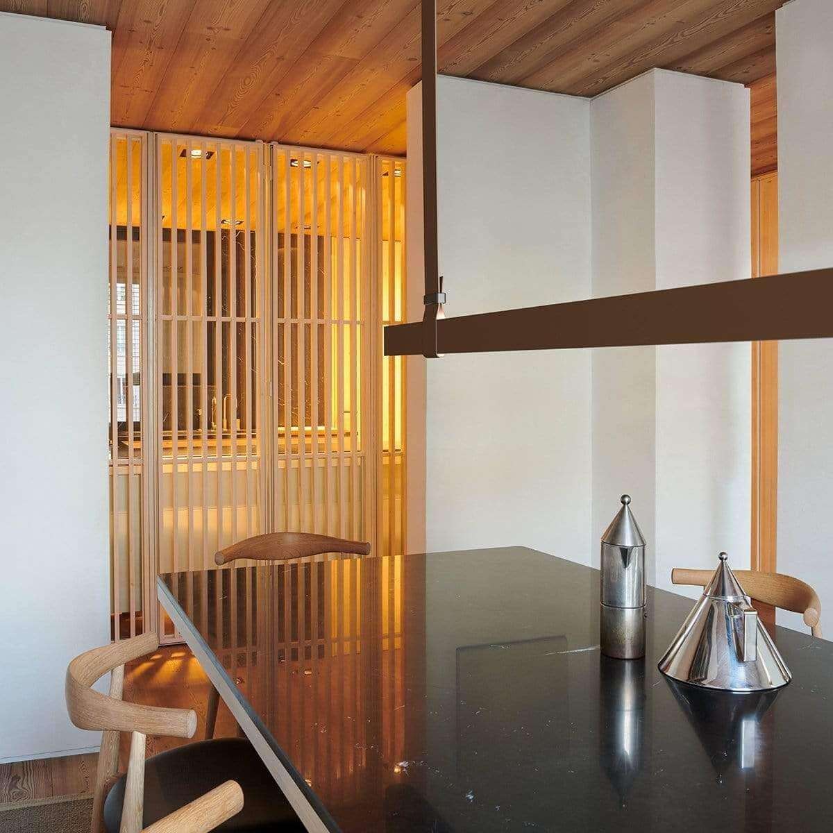 Belt - Leather Wrapped Linear Pendant - Curated - Lighting - Flos