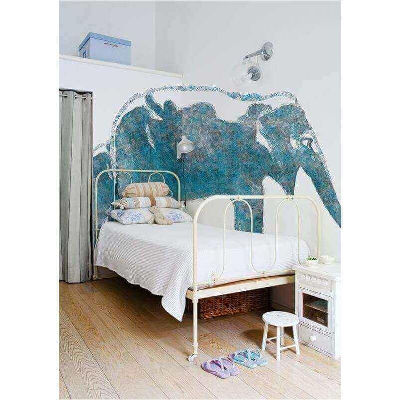 Aqua Elephas - Curated - Wallpaper - Wall & Decò