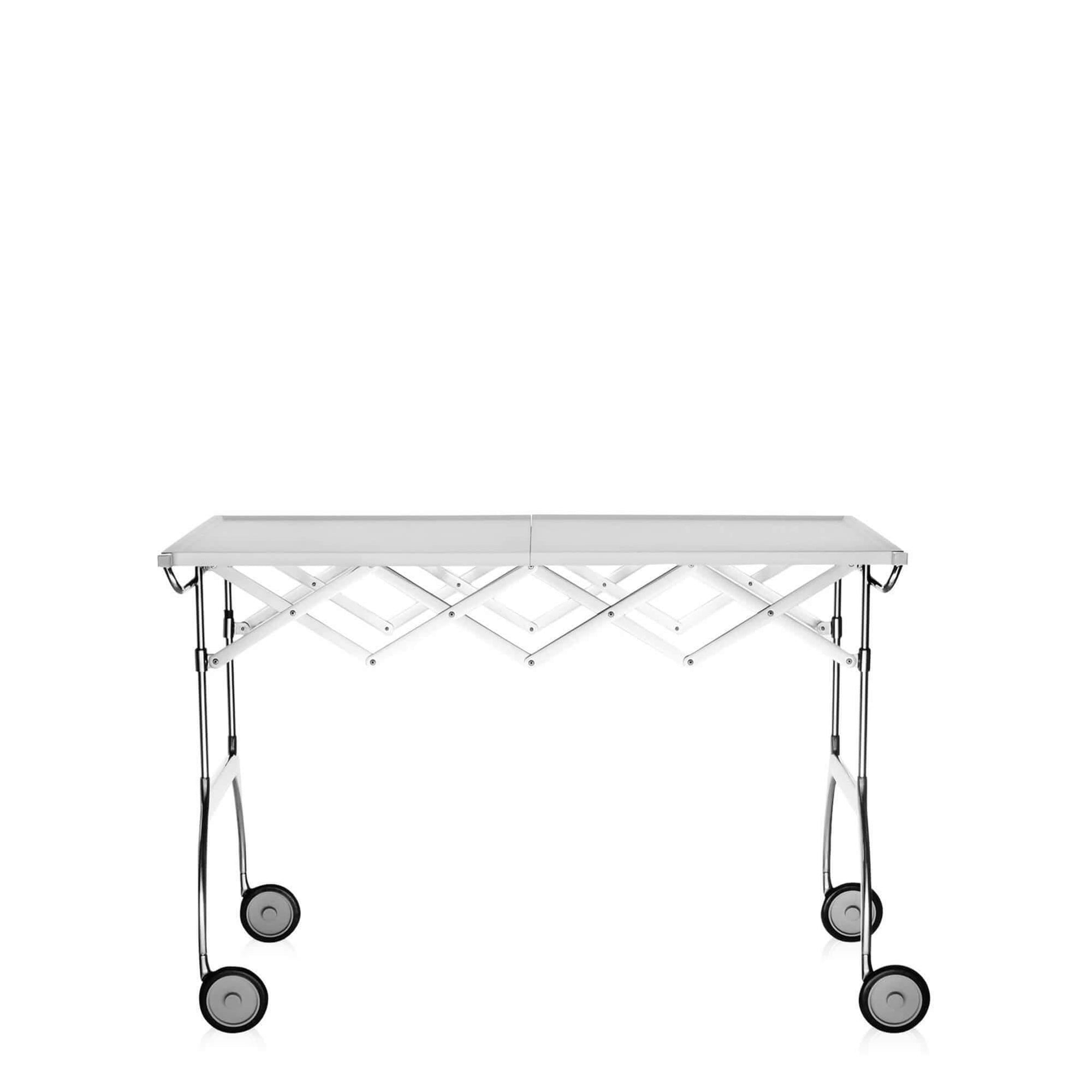 Battista Folding Trolley Table - Curated - Furniture - Kartell