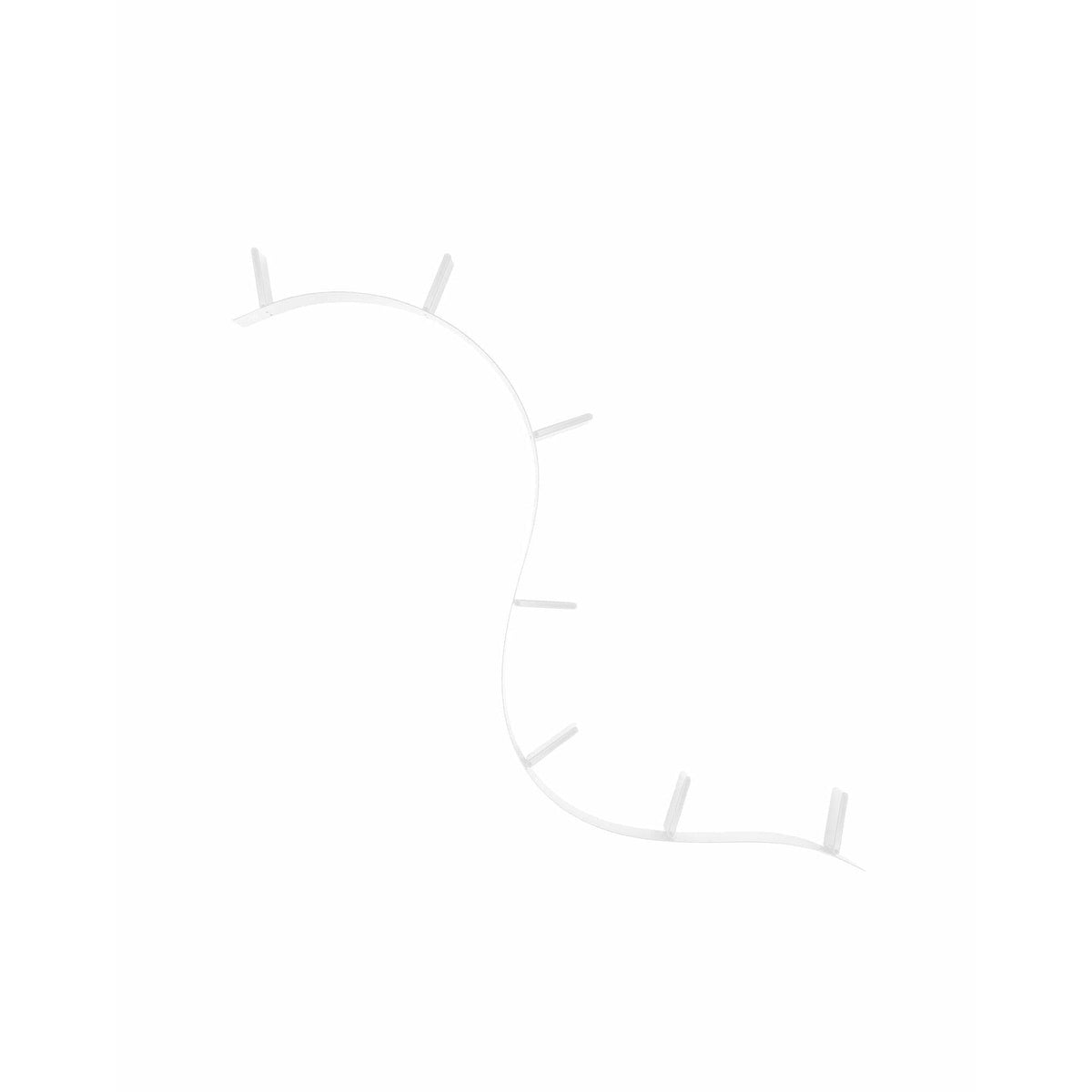 Bookworm Adjustable Wall-Mounted Bookshelf With 7 Bookends - Curated - Accessory - Kartell