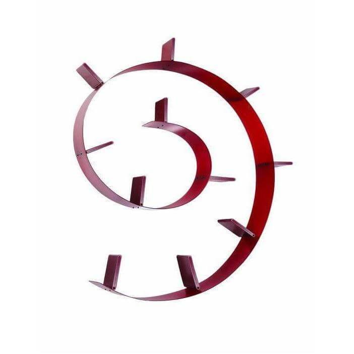 Bookworm Adjustable Wall-Mounted Bookshelf With 7 Bookends - Curated - Accessory - Kartell