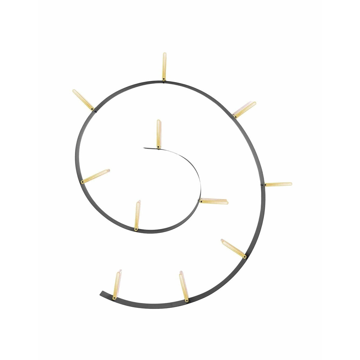 Bookworm Adjustable Wall-Mounted Bookshelf With 7 Bookends - Curated - Accessory - Kartell