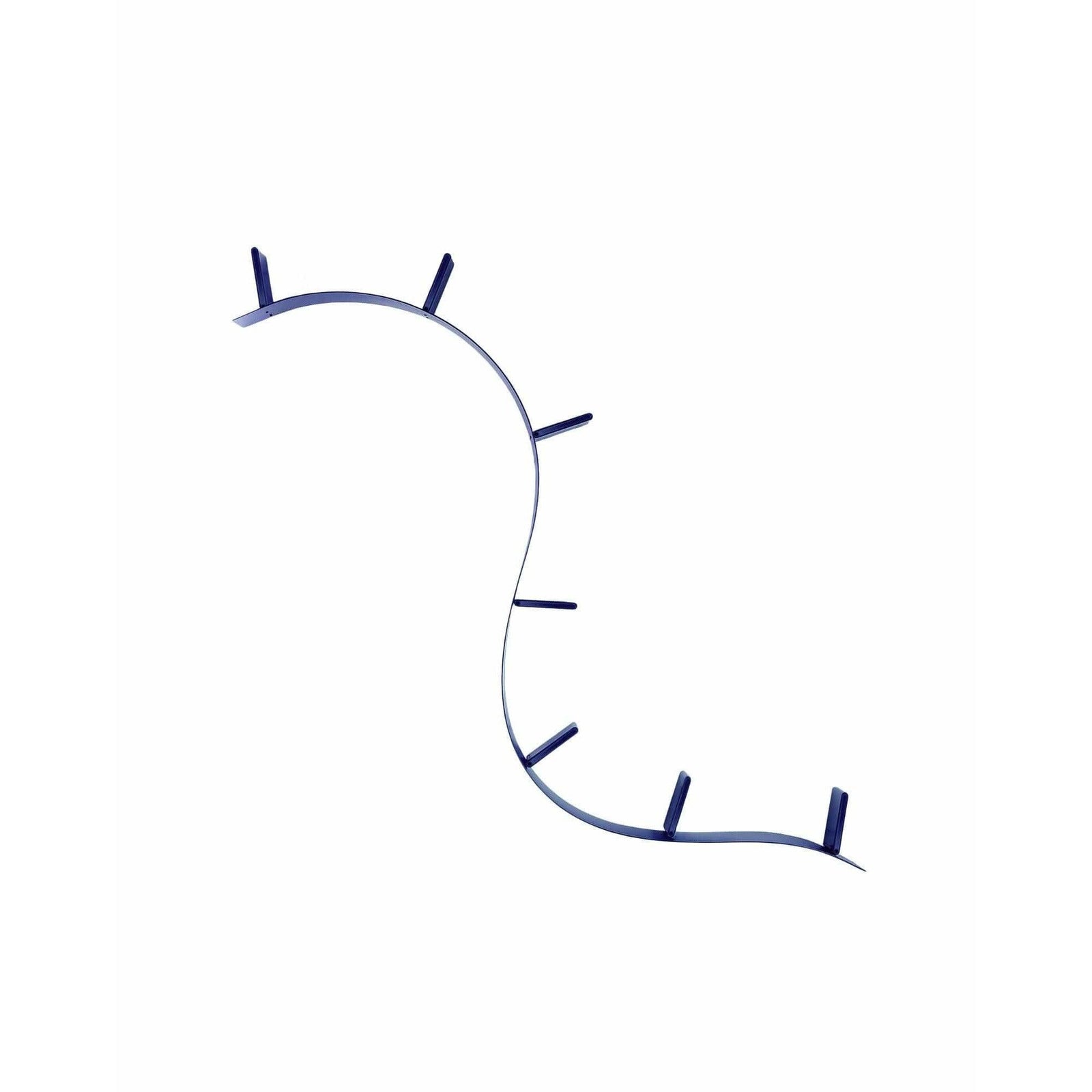 Bookworm Adjustable Wall-Mounted Bookshelf With 7 Bookends - Curated - Accessory - Kartell