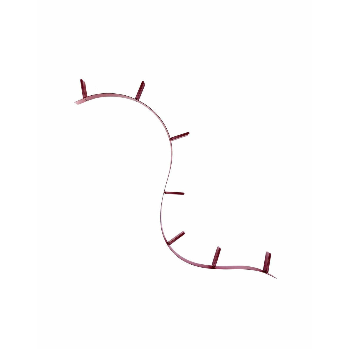 Bookworm Adjustable Wall-Mounted Bookshelf With 7 Bookends - Curated - Accessory - Kartell