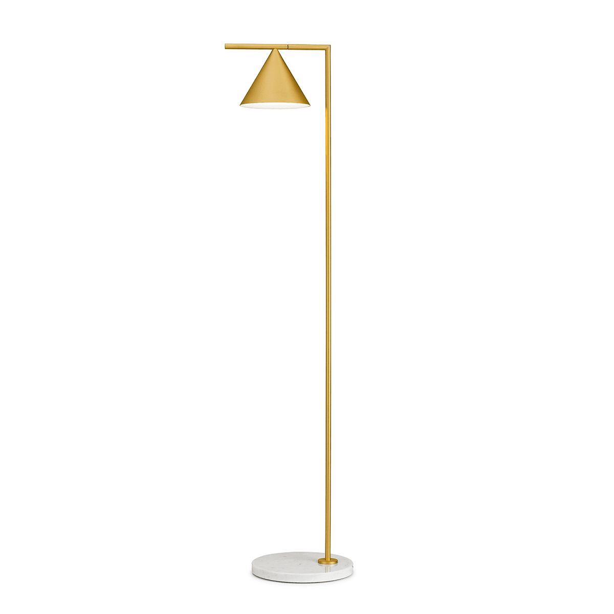 Captain Flint Indoor LED Dimmable Floor Lamp with Marble Base - Curated - Lighting - Flos
