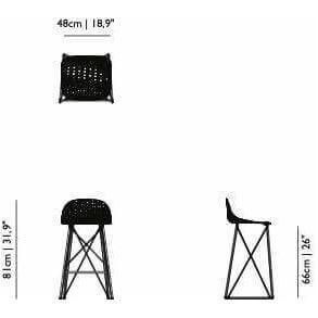 66cm bar stool hot sale