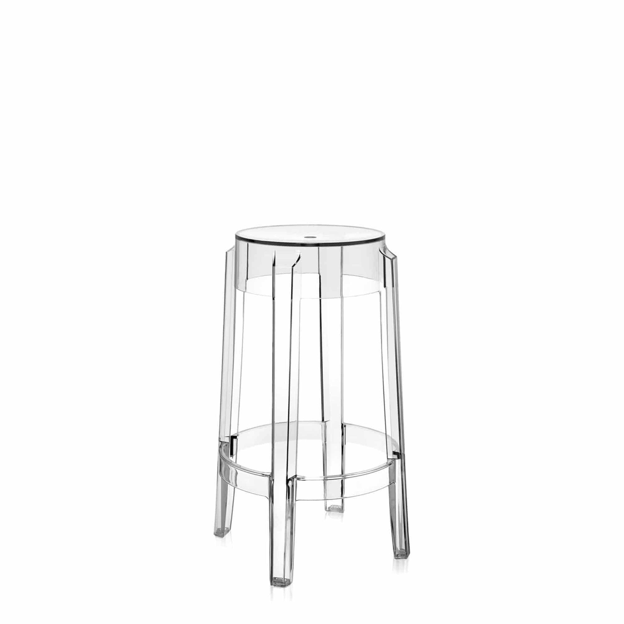 Charles Ghost Dining Stool (Set of 2) - Curated - Furniture - Kartell