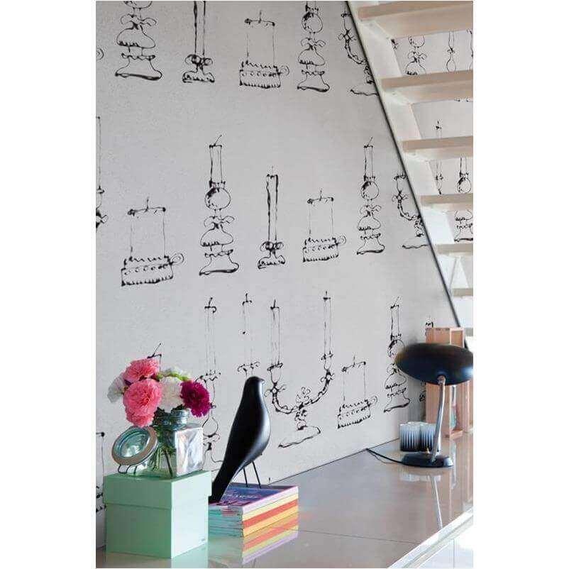 Drawing Candles - Curated - Wallpaper - Wall &amp; Decò