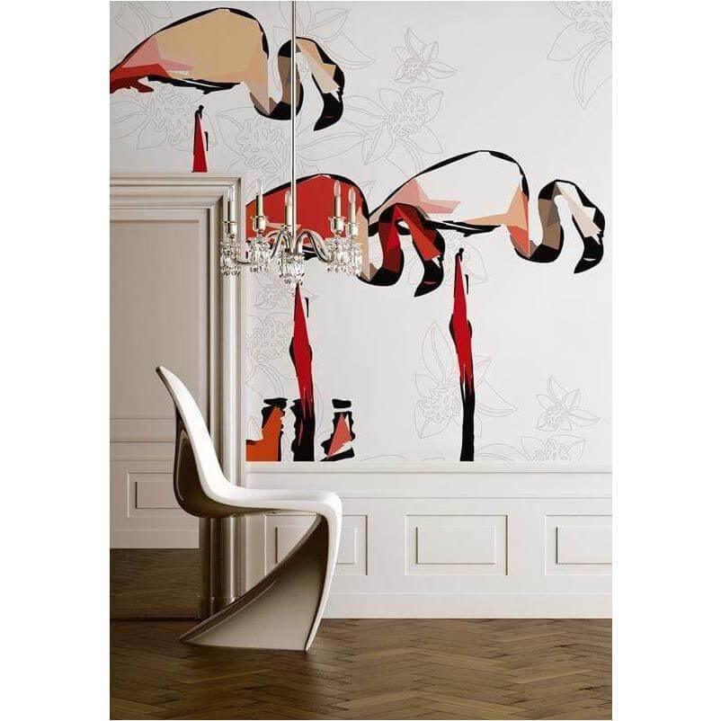 Flamingo Dada - Curated - Wallpaper - Wall & Decò