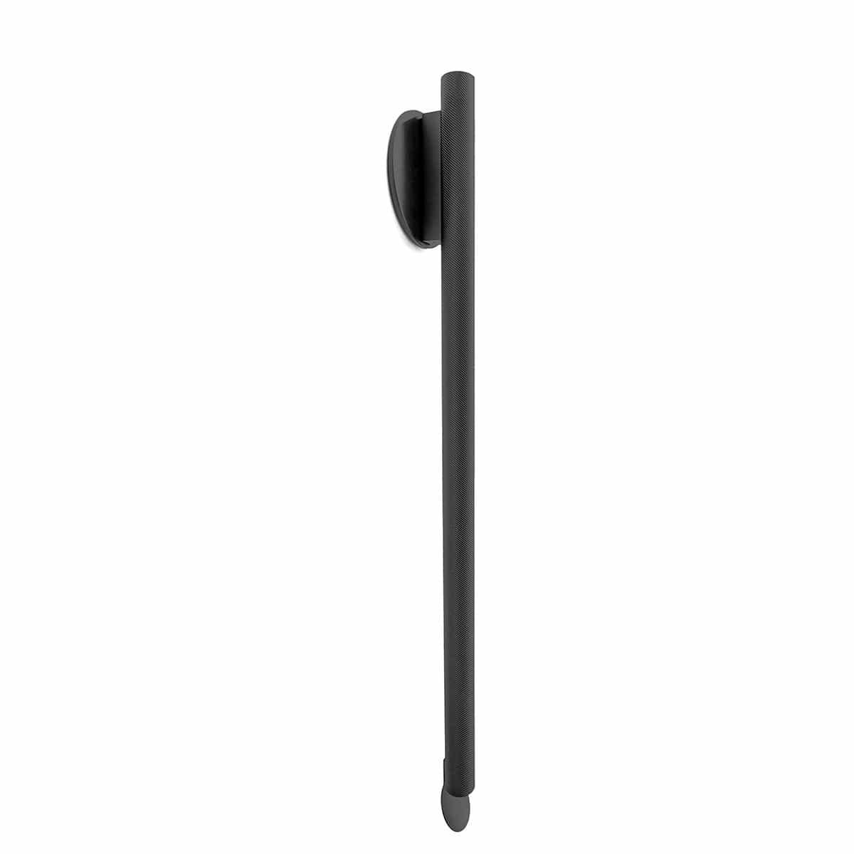 Flos Wall Lamp Spiga (3000K) / 1000mm / 39.4" / Black Flauta Indoor/Outdoor Wall Sconce