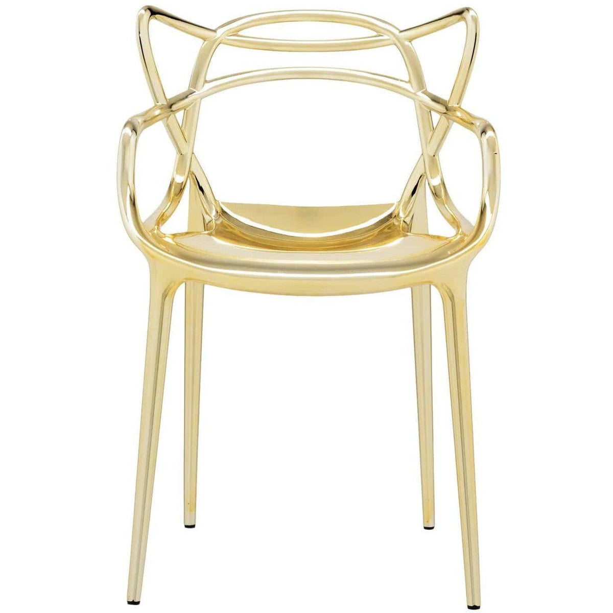 Masters Metallic Armchair (Set of 2) - Curated - Furniture - Kartell