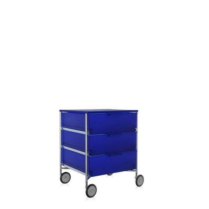 Mobil 3-Drawer Storage With Wheels - Curated - Furniture - Kartell