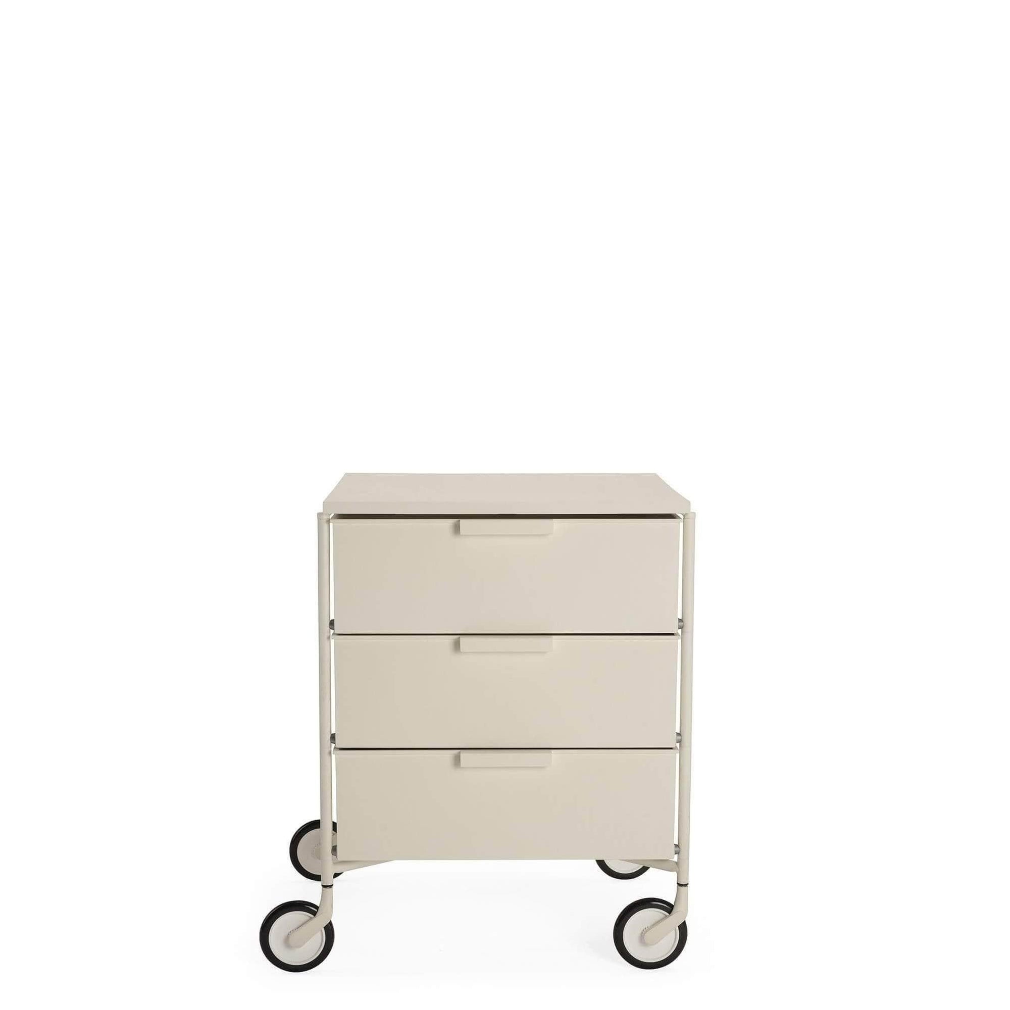 Mobil Mat 3-Drawer Storage With Wheels - Curated - Furniture - Kartell