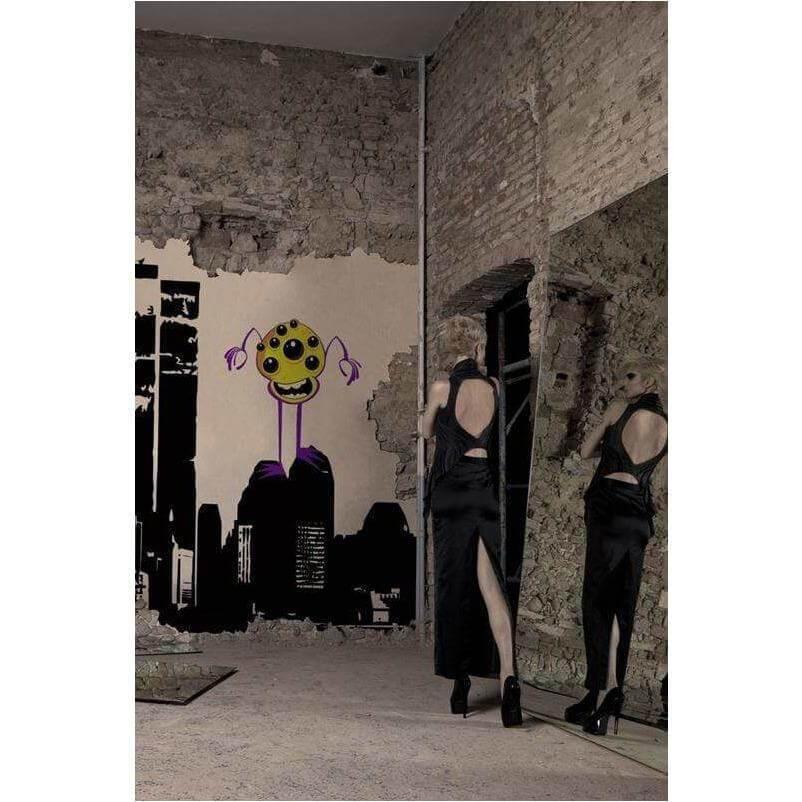 New York Under Attack2 - Curated - Wallpaper - Wall & Decò