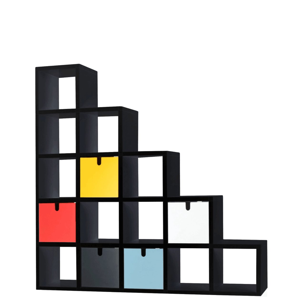 Polvara 15 Cube Modular Bookcase Shelving Unit - Curated - Accessory - Kartell