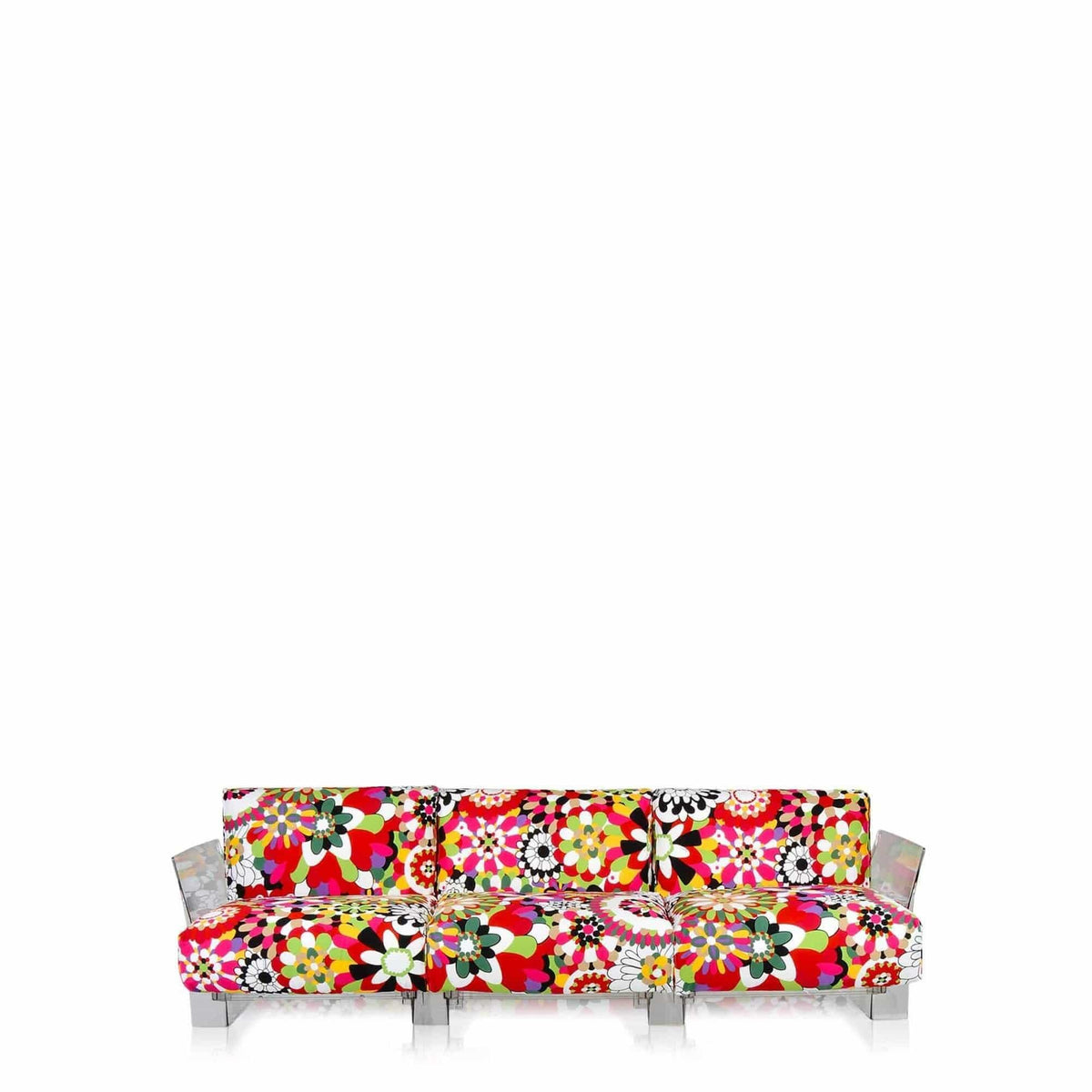 Pop Missoni 3-Seater Sofa with Cushion - Curated - Furniture - Kartell