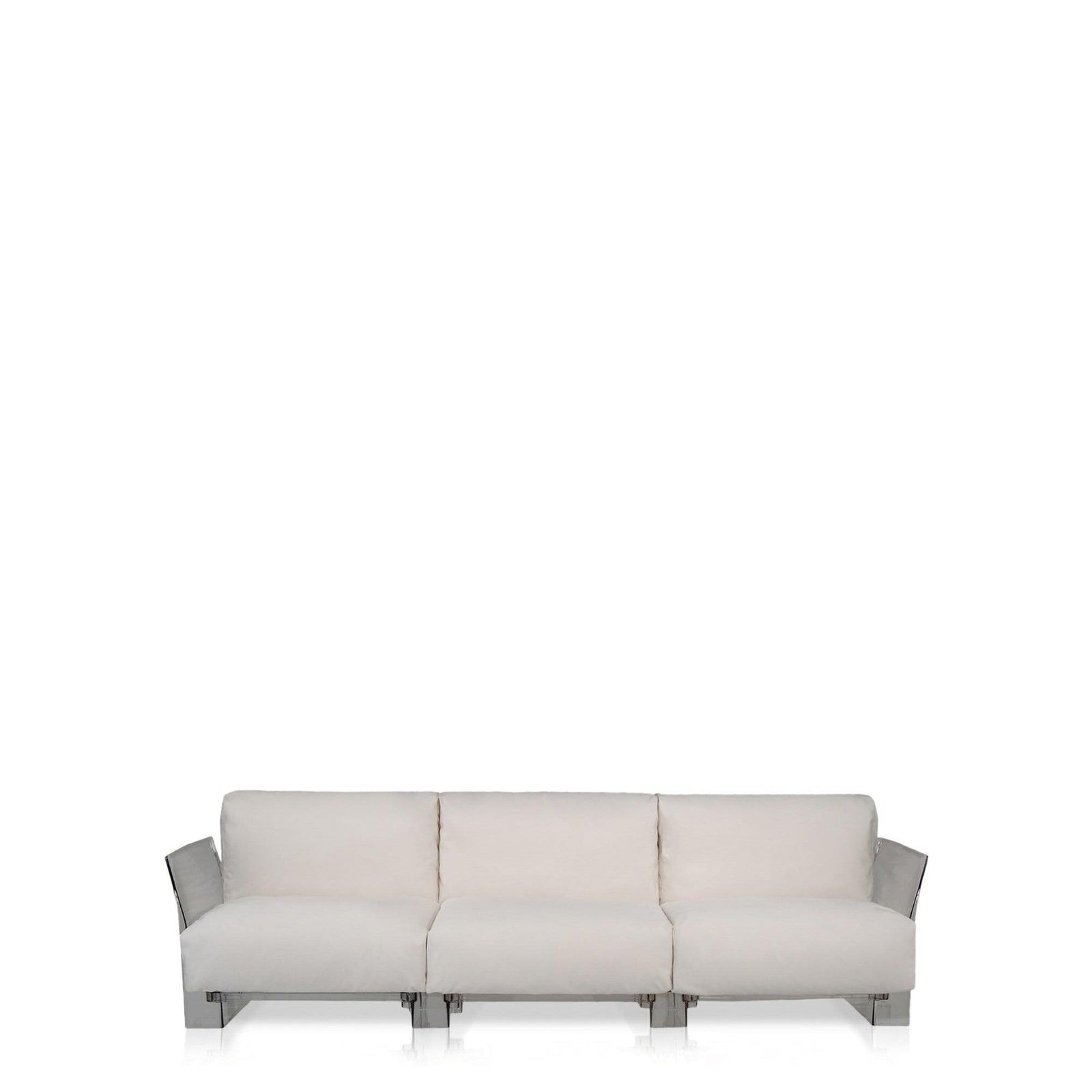 Pop Outdoor 3-Seater Sofa with Cushions - Curated - Furniture - Kartell