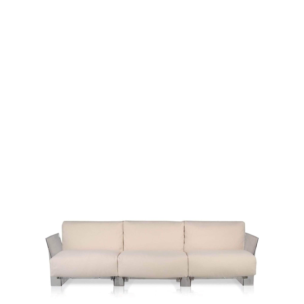 Pop Outdoor 3-Seater Sofa with Cushions - Curated - Furniture - Kartell