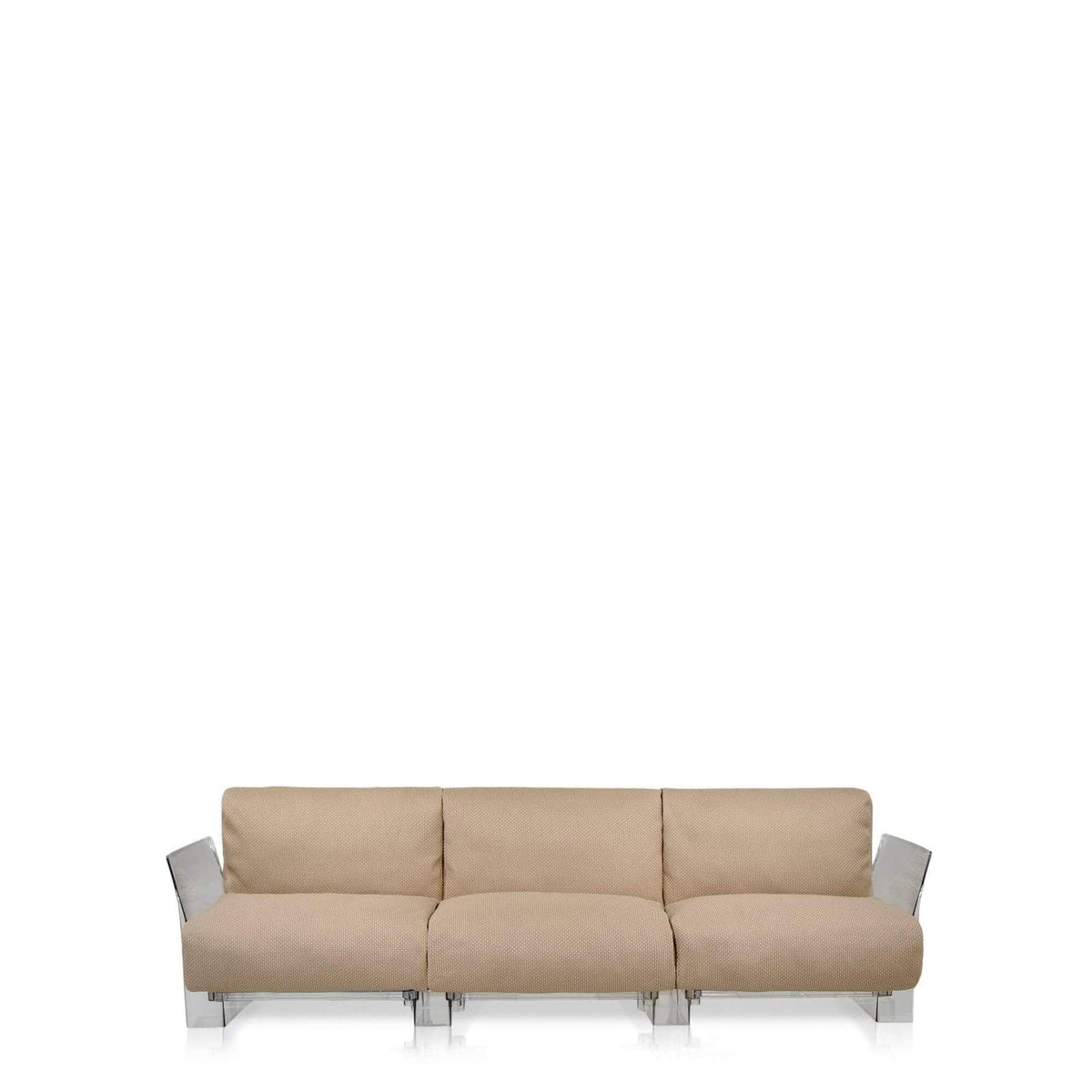 Pop Outdoor 3-Seater Sofa with Cushions - Curated - Furniture - Kartell