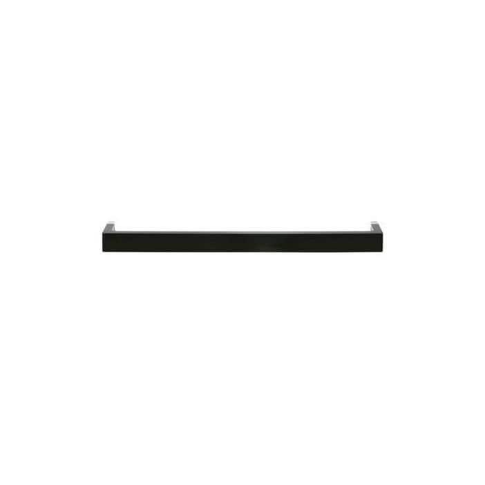 Black small towel discount rail