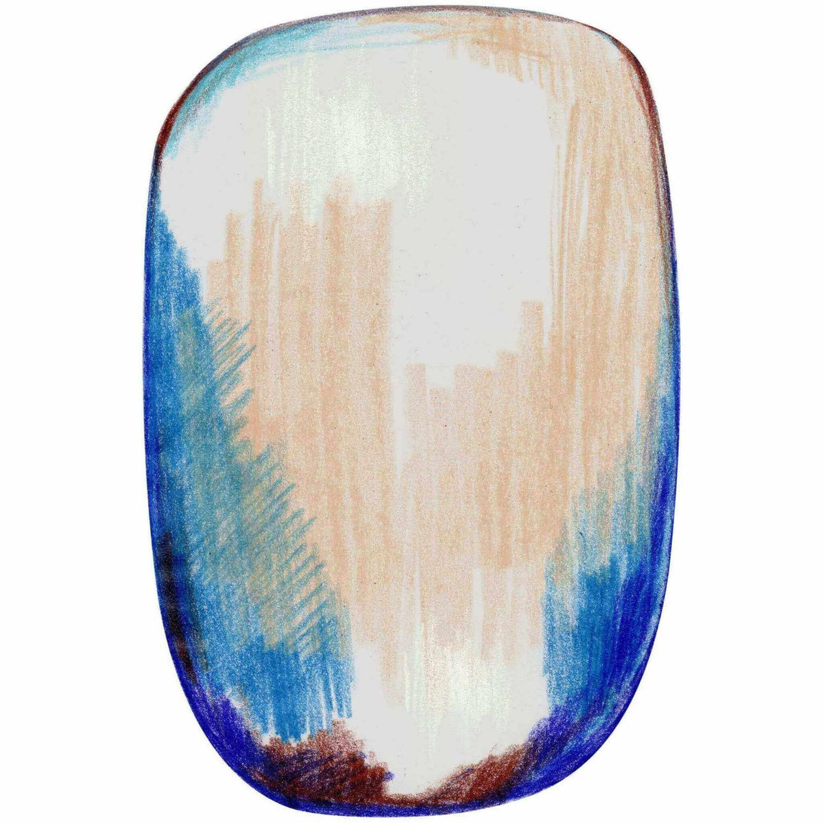 Scribble Blue / Grey / Beige - Curated - Carpet - Moooi Carpets