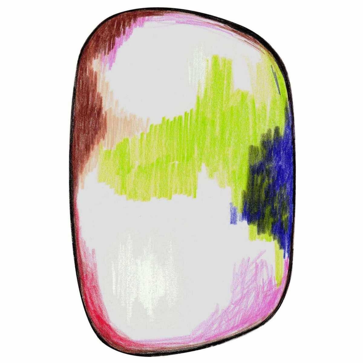 Scribble Green / Blue / Pink - Curated - Carpet - Moooi Carpets