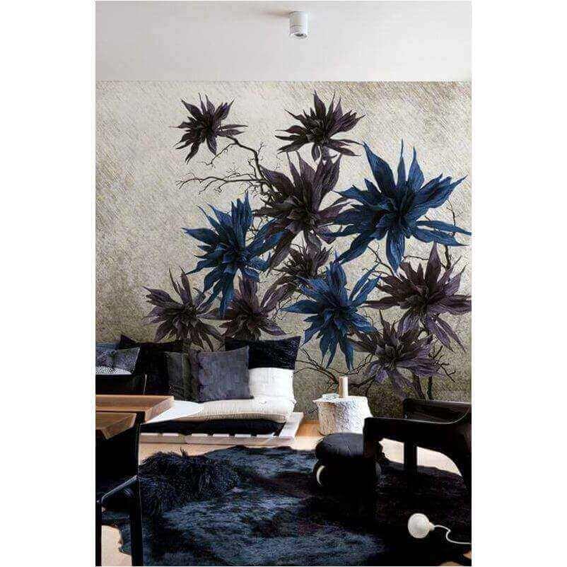 Silver Blossom - Curated - Wallpaper - Wall &amp; Decò