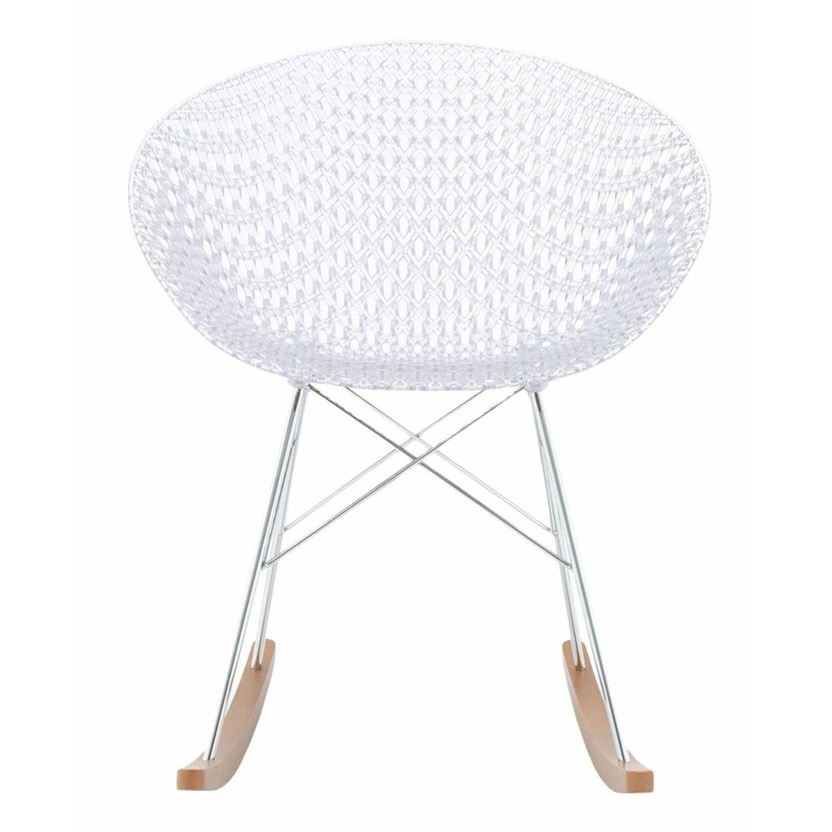 Smatrik Rocking Chair with Wooden Accent (Set of 2) - Curated - Furniture - Kartell