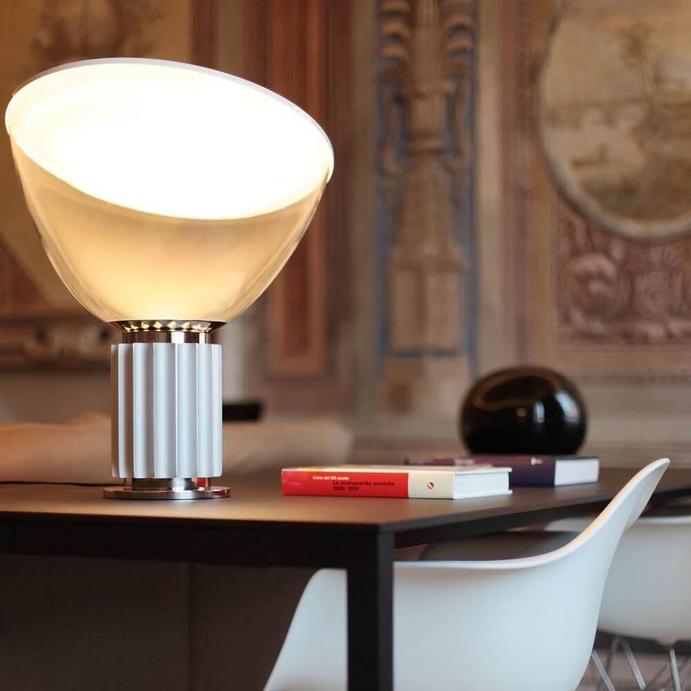 Taccia LED - Table Lamp Dimmable with Plastic Diffuser - Curated - Lighting - Flos