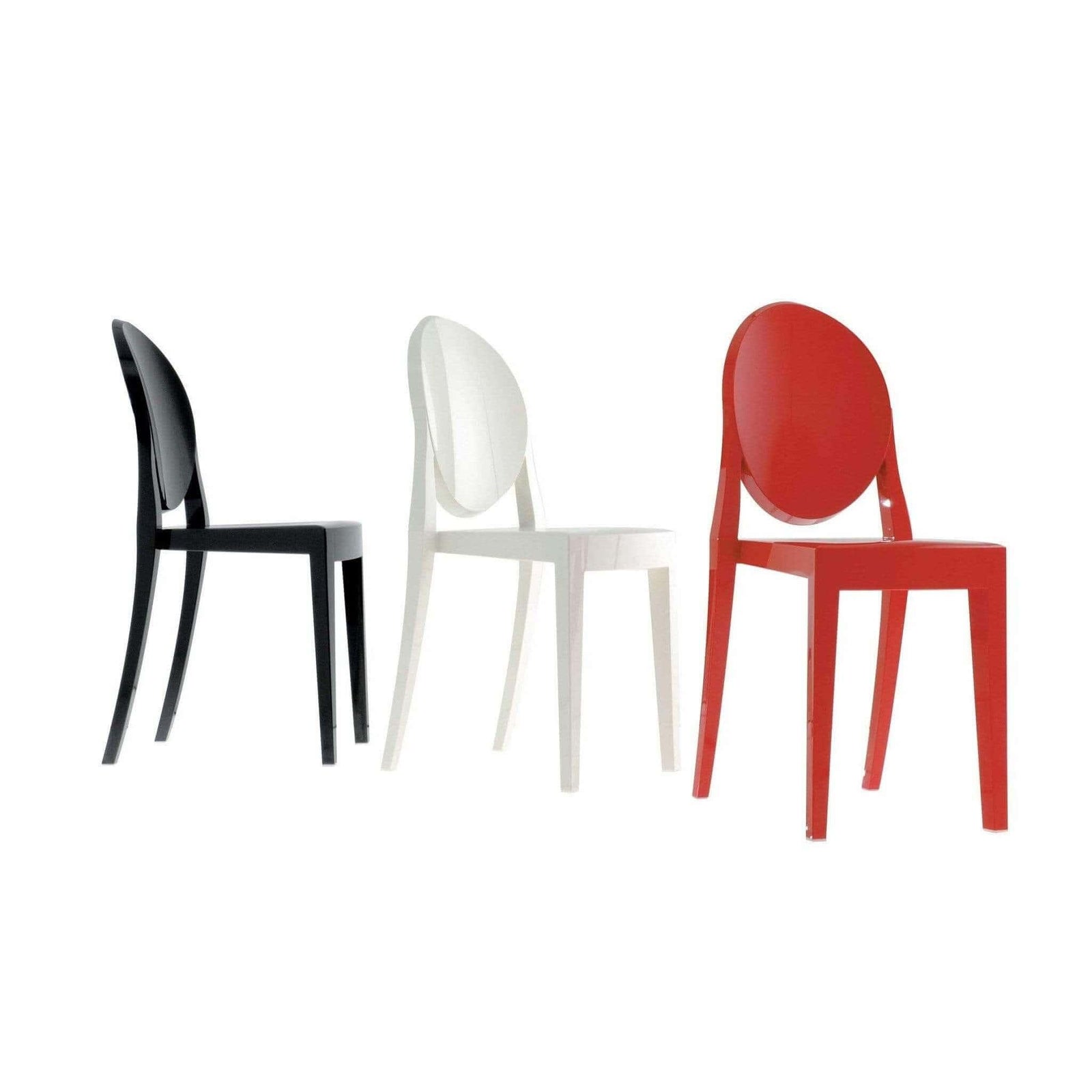 Victoria Ghost Stackable Chair (Set of 2) - Curated - Furniture - Kartell